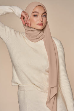 Image of Everyday Chiffon Hijab - Blush