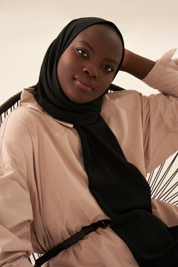 Image of Everyday Chiffon Hijab - Black