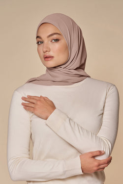 Image of Everyday Chiffon Hijab - Dusty Mauve