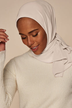 Image of Everyday Chiffon Hijab - Pearl