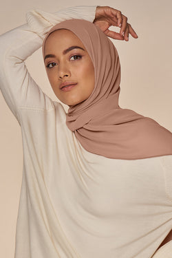 Image of Everyday Chiffon Hijab - Rosewood